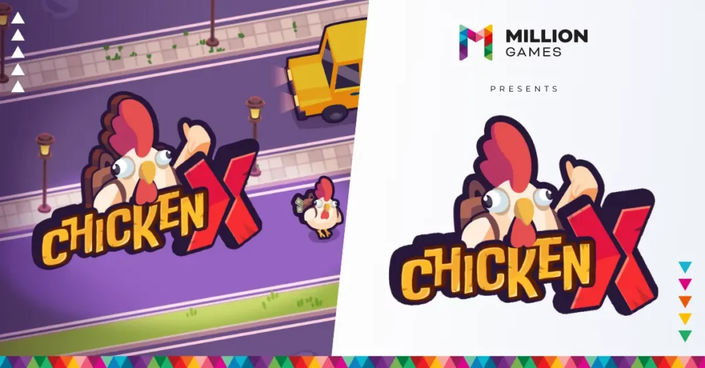 Chicken X Game logo with image