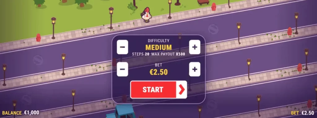 Chicken X betting amount